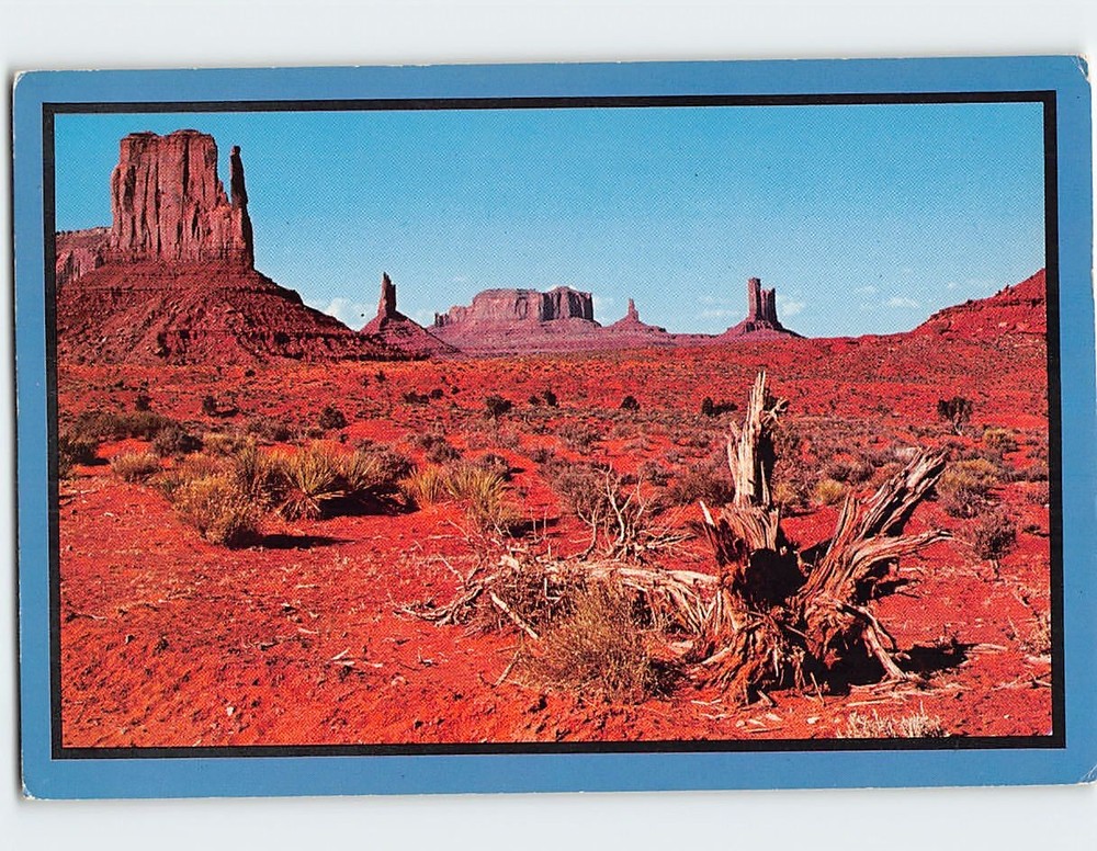 Postcard Monument Valley Utah Arizona USA