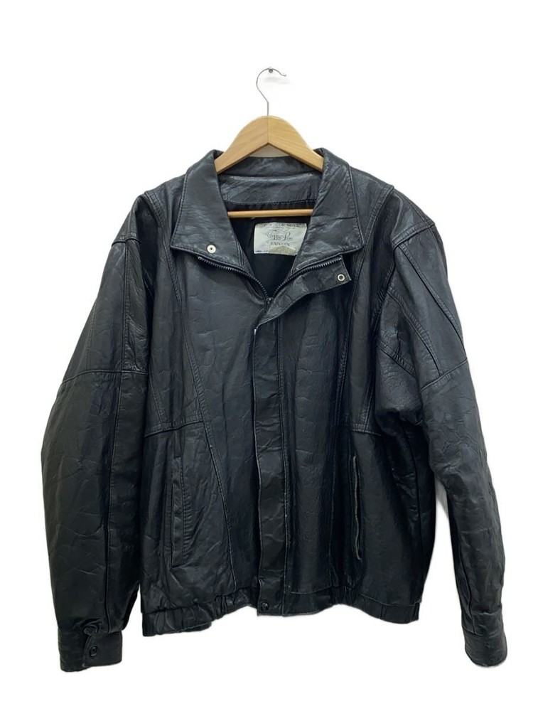 Leather Jacket Blouson/-/Leather/Blk// 3499