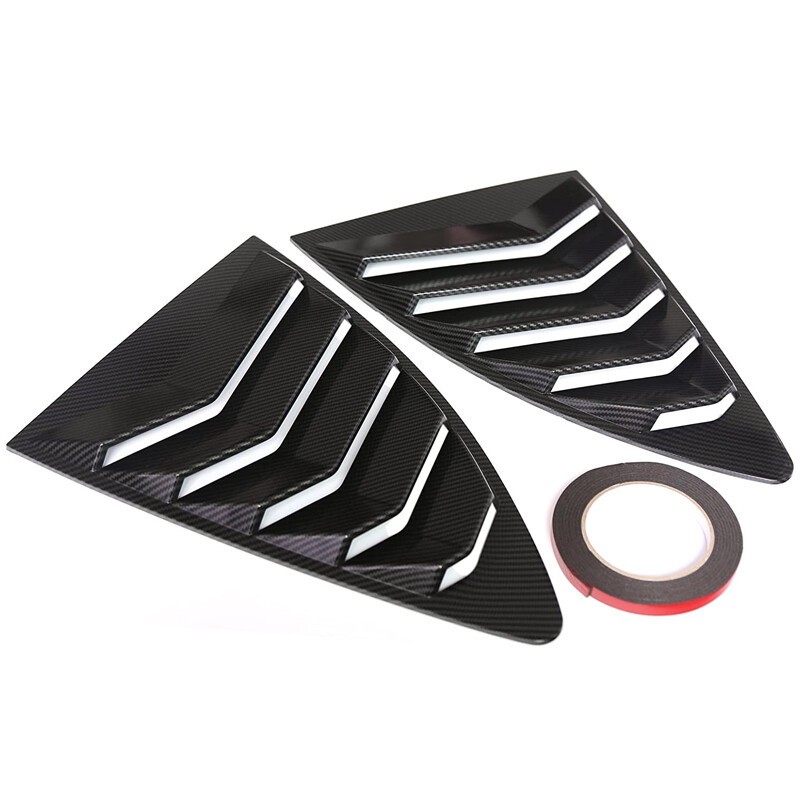 Carbon Fiber Window Side Louver Cover For Toyota 86 Scion FR-S Subaru BRZ USA