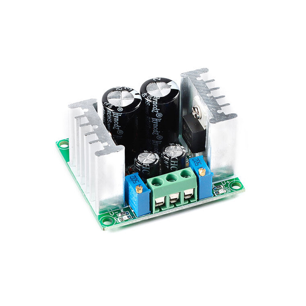 22V AC-DC Dual Adjustable Power Supply Module with LM317 LM337 Regulator-image