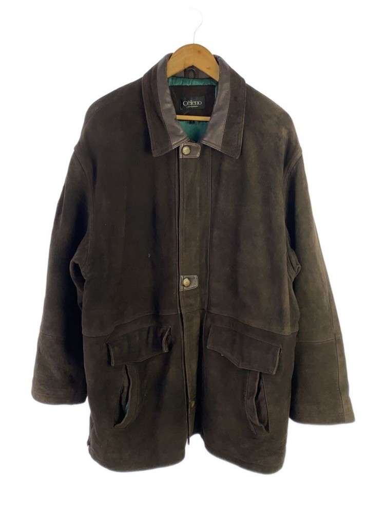 Leather Jacket Blouson/L/Leather/Brw/Plain 3500