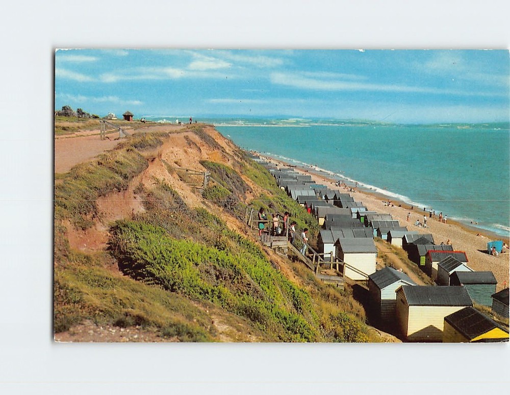 Postcard The Cliffs Milford on Sea England