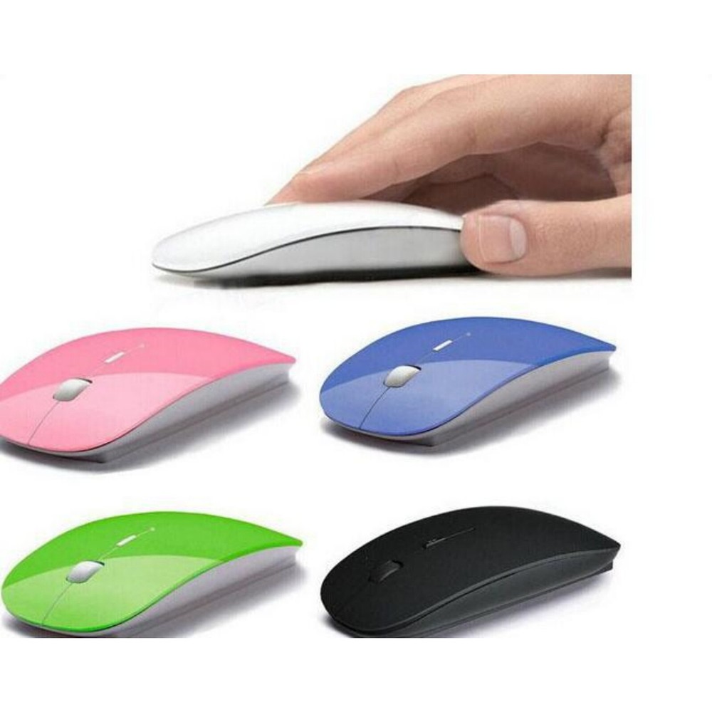 2.4GHz Wireless Optical Mouse USB Rechargeable RGB Cordless Mice For PC Laptop
