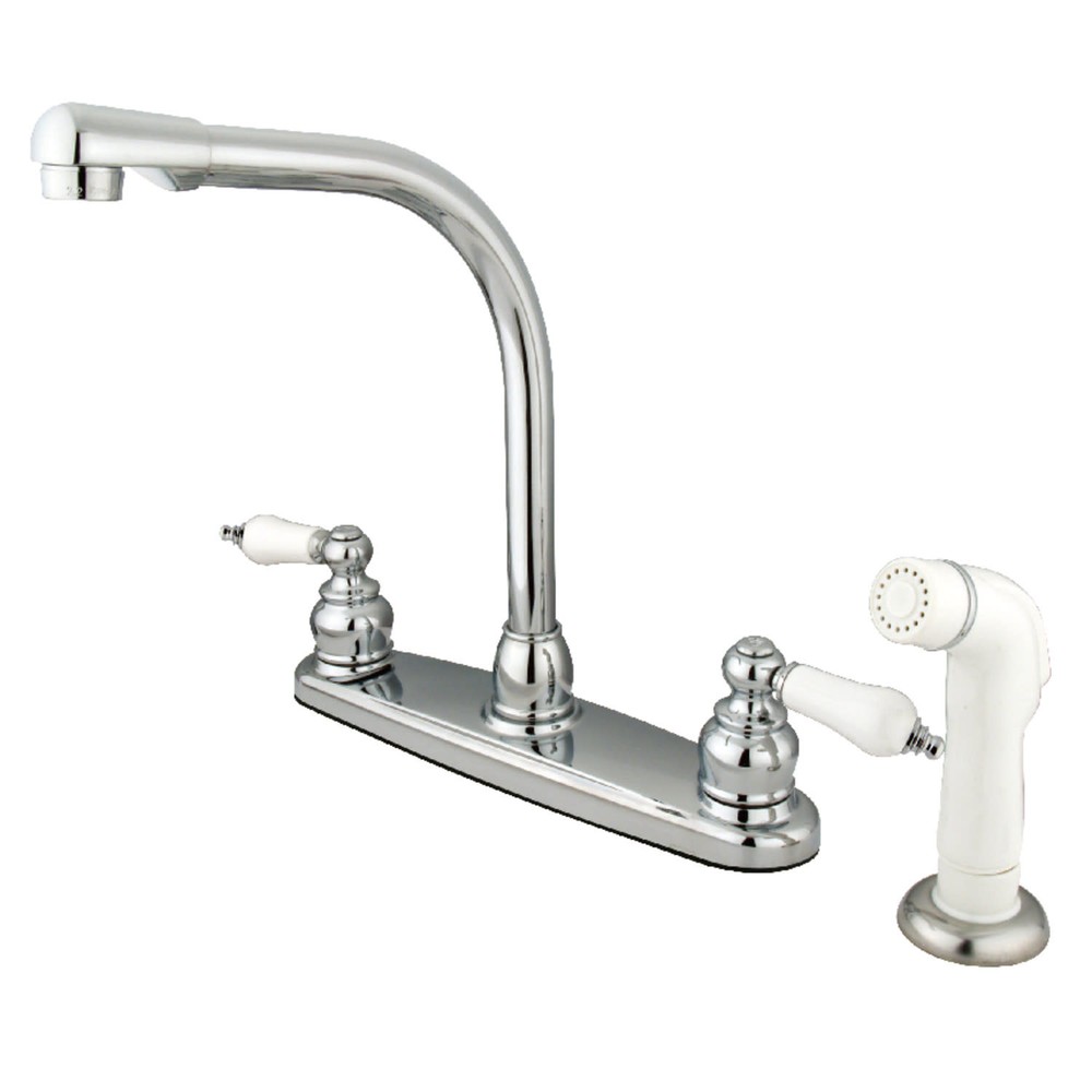 Kingston Brass KB71 Victorian 1.8 GPM Standard Kitchen Faucet - - Chrome
