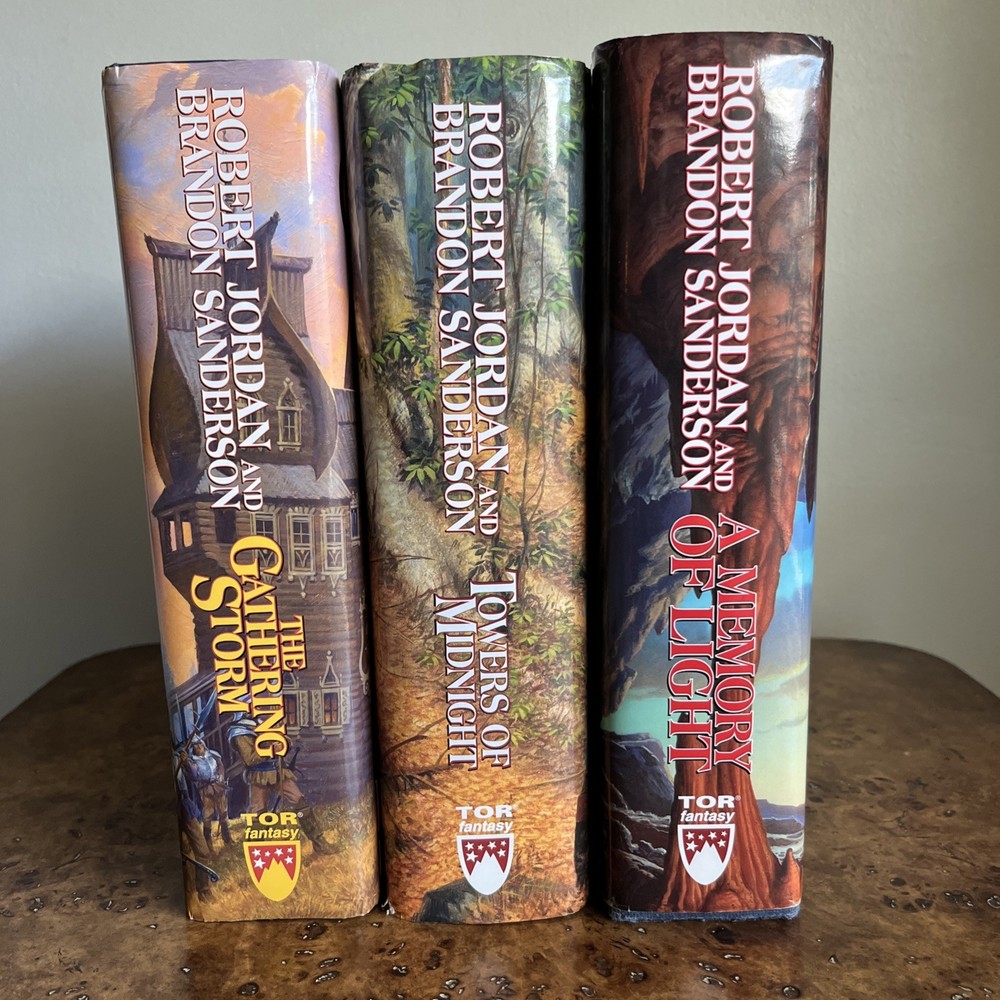 The Wheel of Time Books 12-14 Robert Jordan, Sanderson Hardcover, First Edition