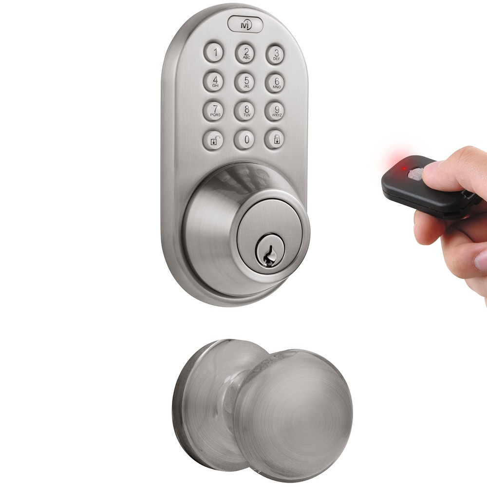 XFK-02SN Keyless Entry Digital Deadbolt and Passage Knob Combo