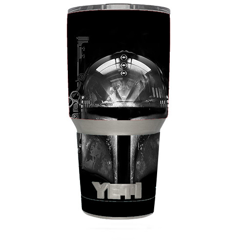 Skin Decal (6-piece kit) for Yeti 30 oz Rambler Tumbler Cup / Dark Force, rebel