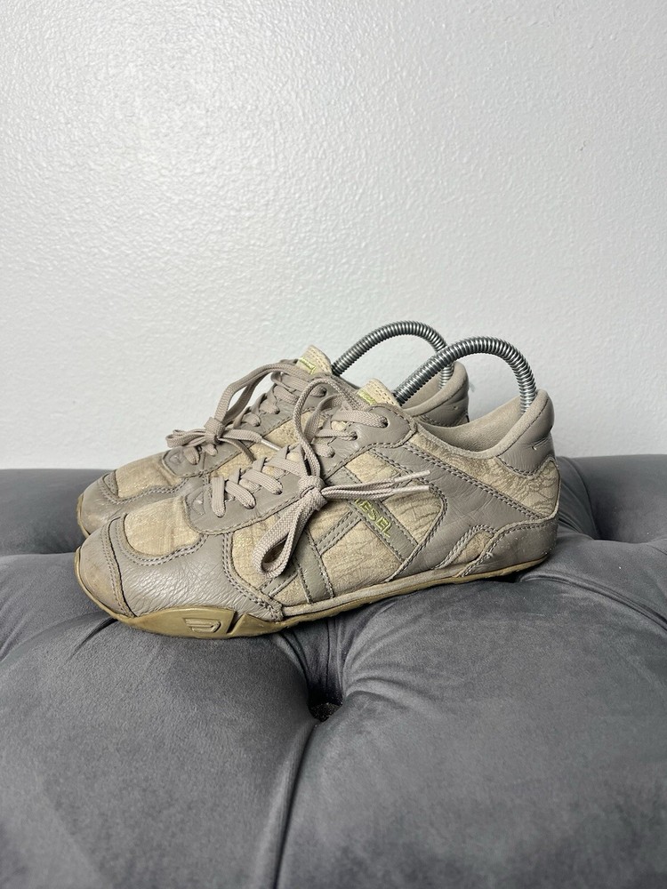 Diesel AVY Beige/Tan Shoes Women's Size 7 Athletic Archival Sneakers