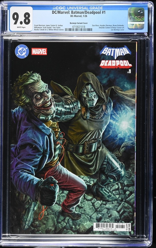 DC/Marvel: Batman/Deadpool 1 CGC 9.8 Bermejo Variant Cover