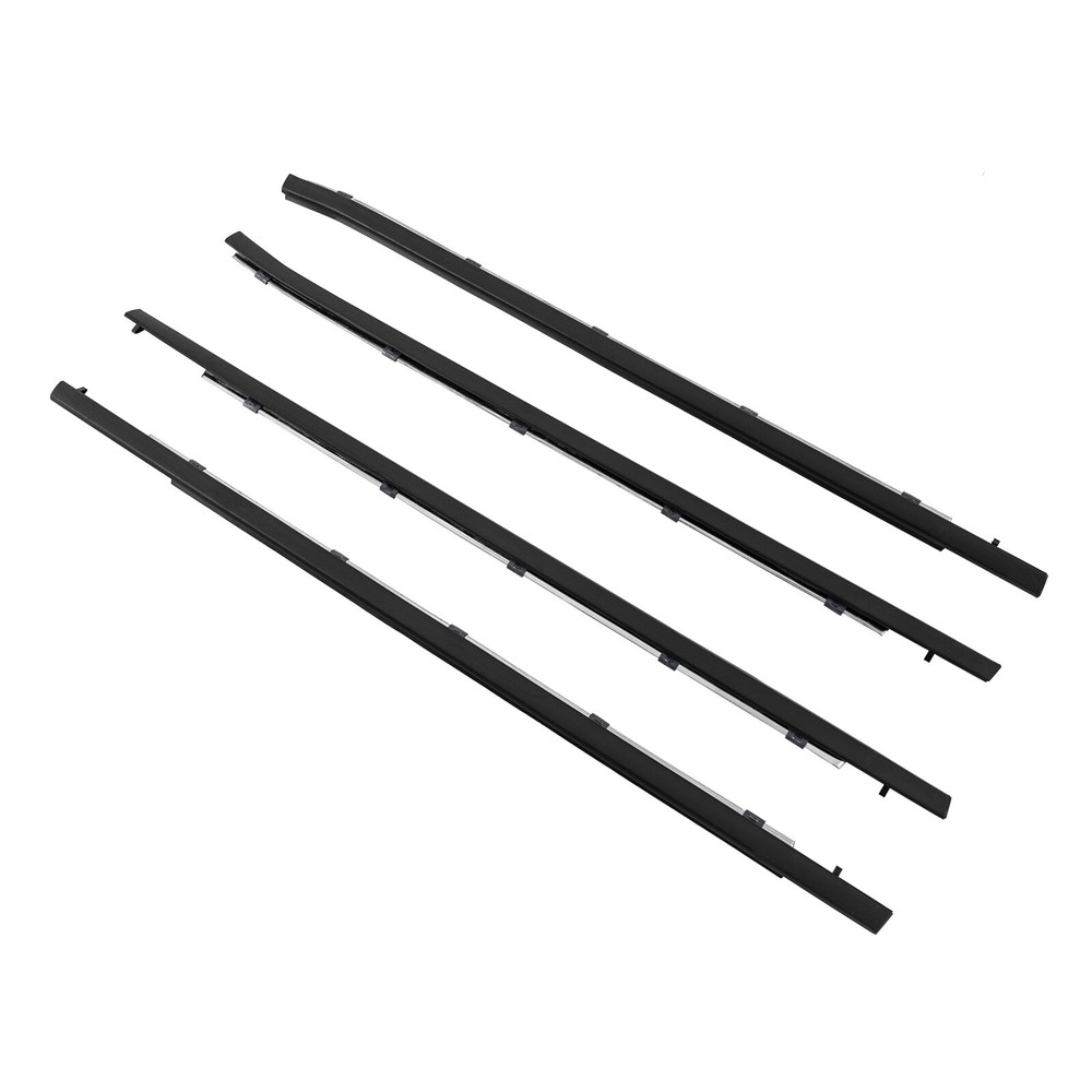 4pc For Toyota Highlander 2014-19 Window Weatherstrip Window Molding Cover Trim