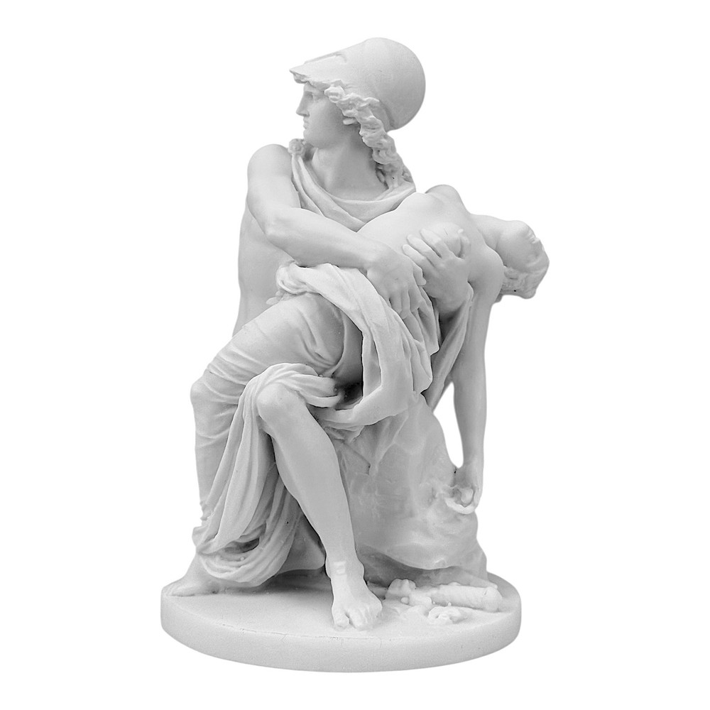 Mars Venus Greek Roman Gods Cast Marble Statue Sculpture 7.5 Inches