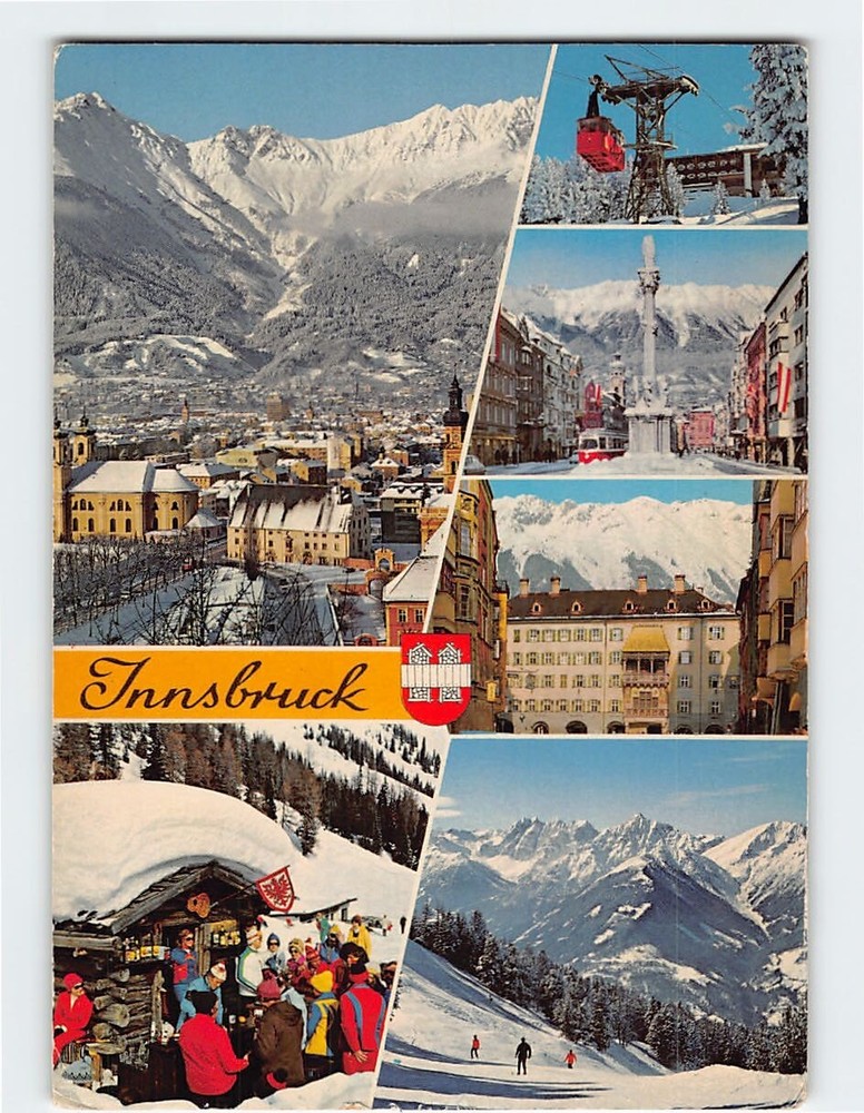 Postcard Scenes & Views Innsbruck Austria