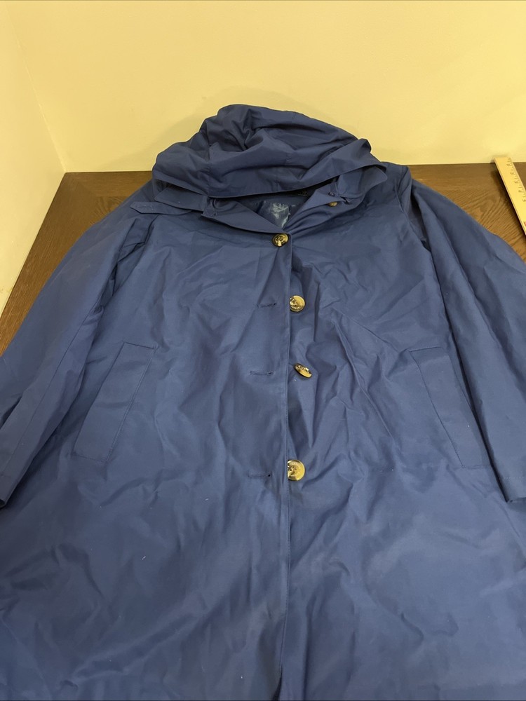 Ralph Lauren Blue Women’s Trench Coat! Size Large!