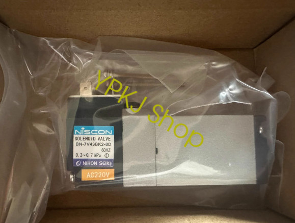 1PCS NEW NISCON BN-7V43BK2-8-D-E solenoid valve Fast delivery Via Fedex/DHL