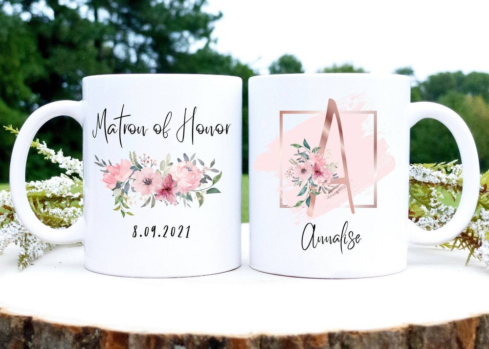Customized Matron Of Honor Coffee Mug Bridesmaid