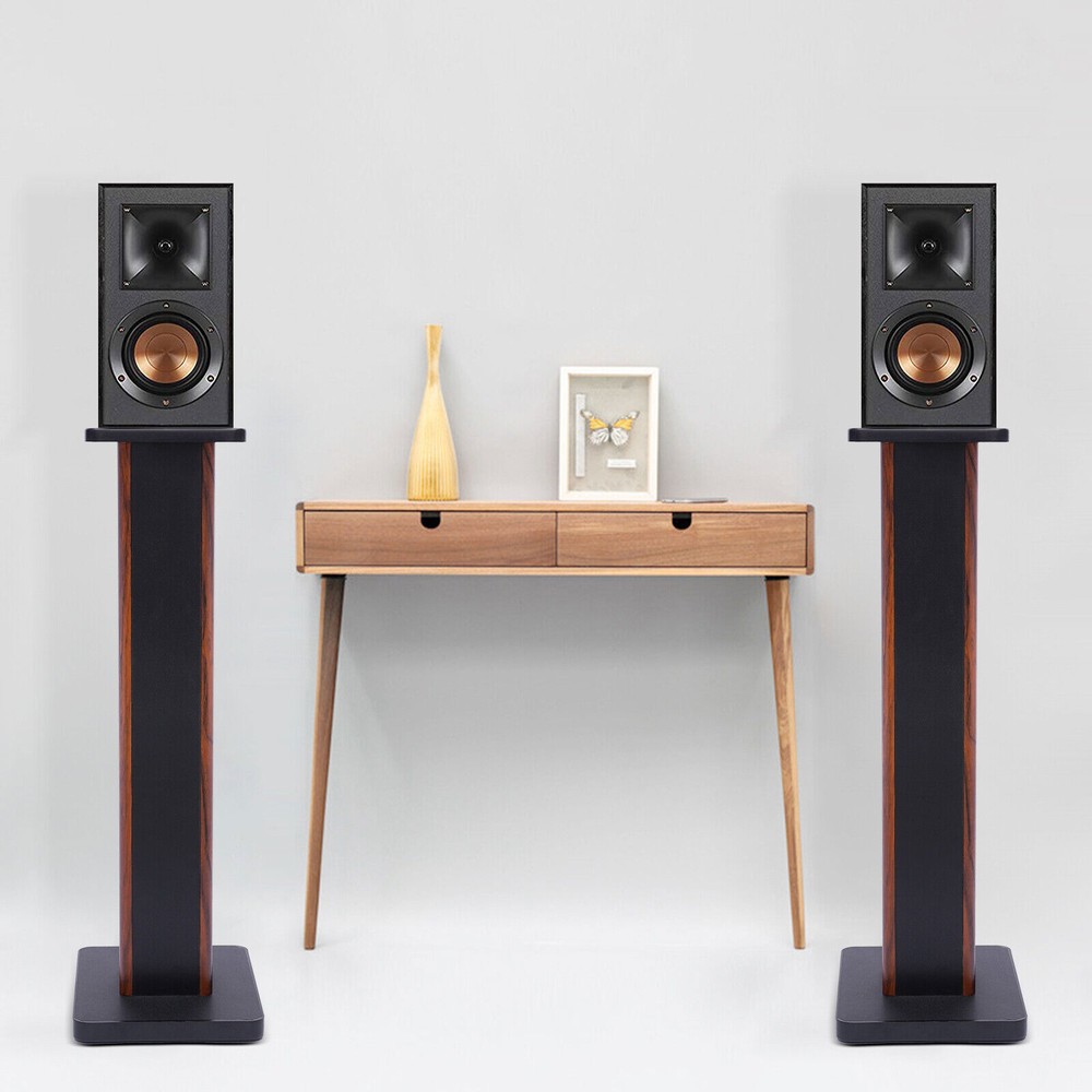 Bookshelf Speaker Stands Surround Sound Home Theater for Home, Bistro, Library