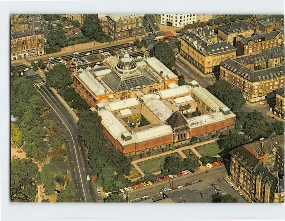 Postcard Aerial View Ny Carlsberg Glyptotek Museum Copenhagen Denmark