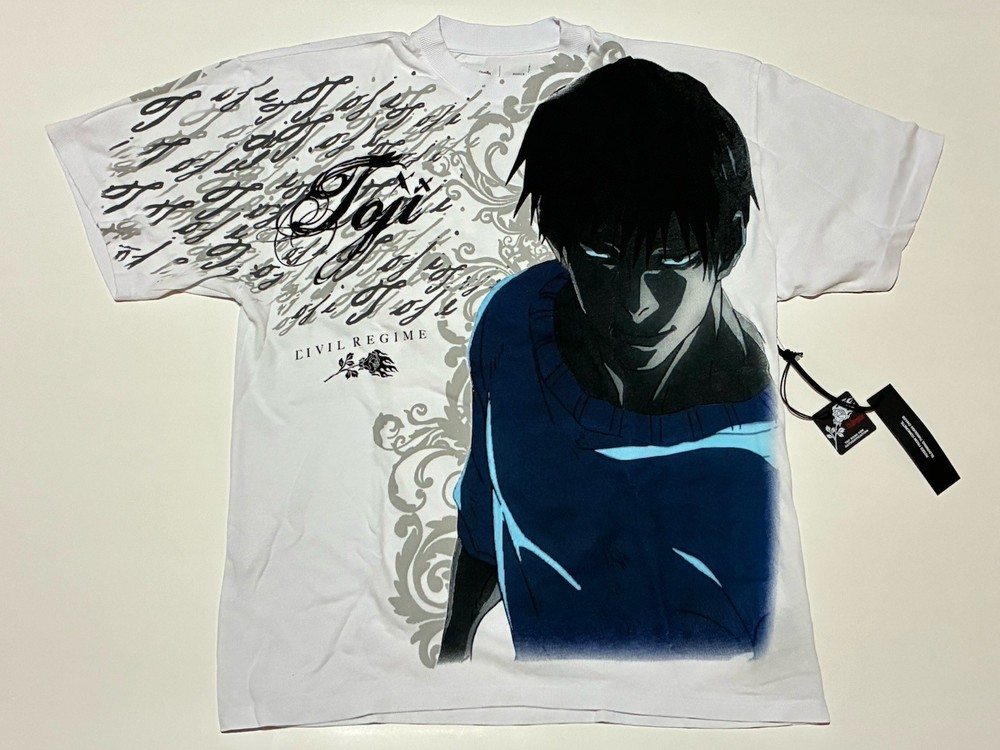 Civil Regime x Jujutsu Kaisen Toji Shirt - Size M