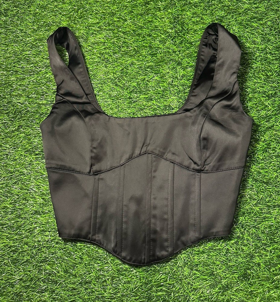 Guizio Black Corset Tank Women’s Black Size S