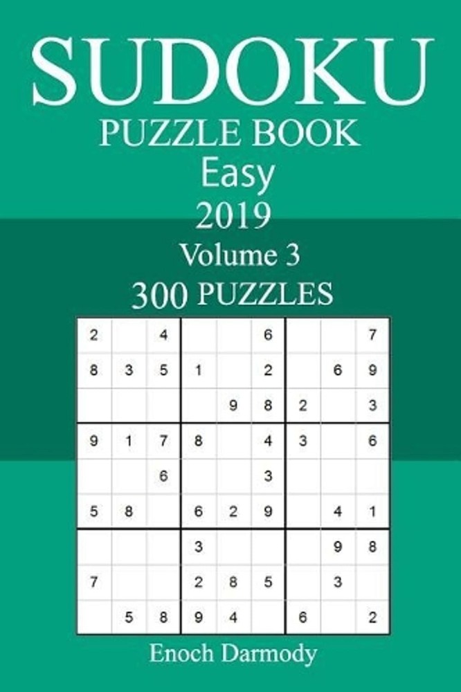 300 Easy Sudoku Puzzle Book 2019 by Enoch Darmody (English) Paperback Book