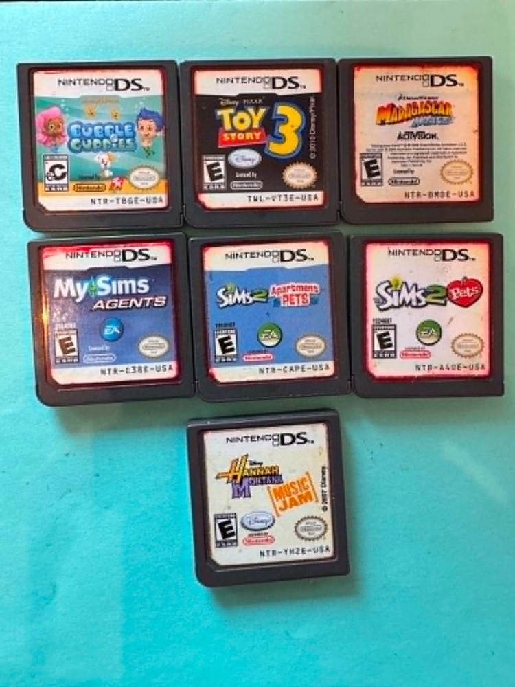 Nintendo DS Game Lot of 7 Cartridges