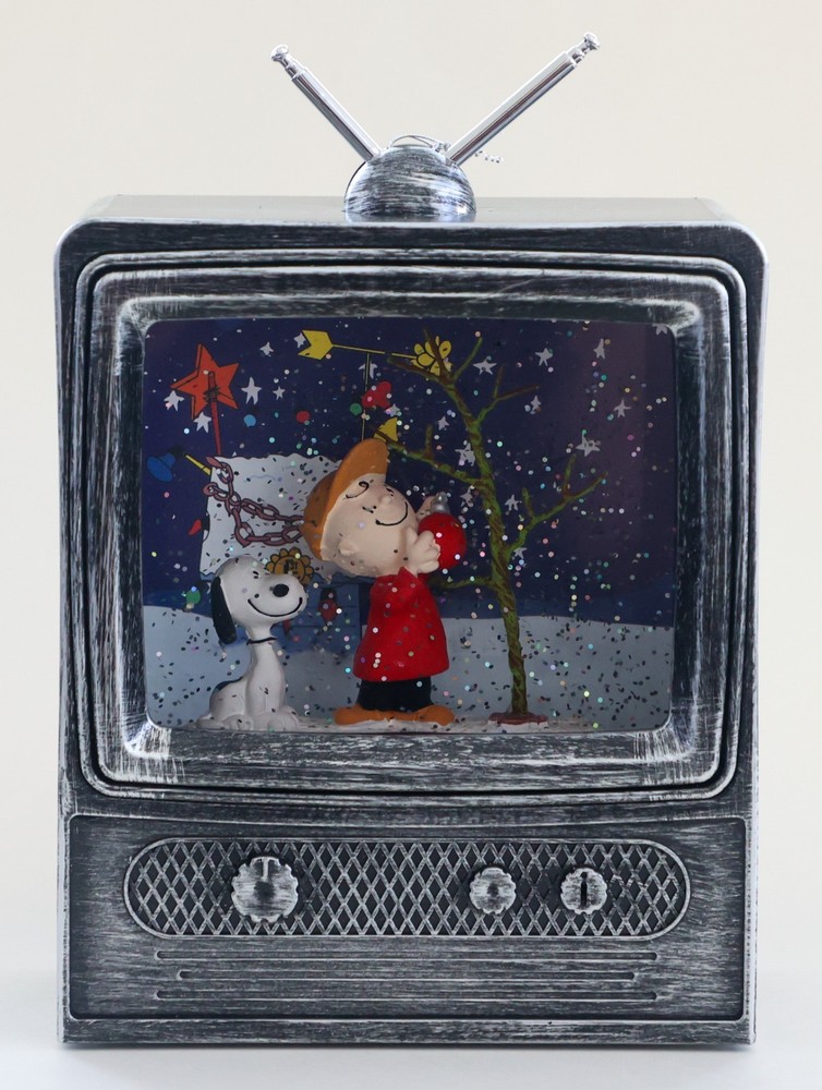 LED Musical Water Swirl TV Snoopy & Charlie Brown's Christmas Tree