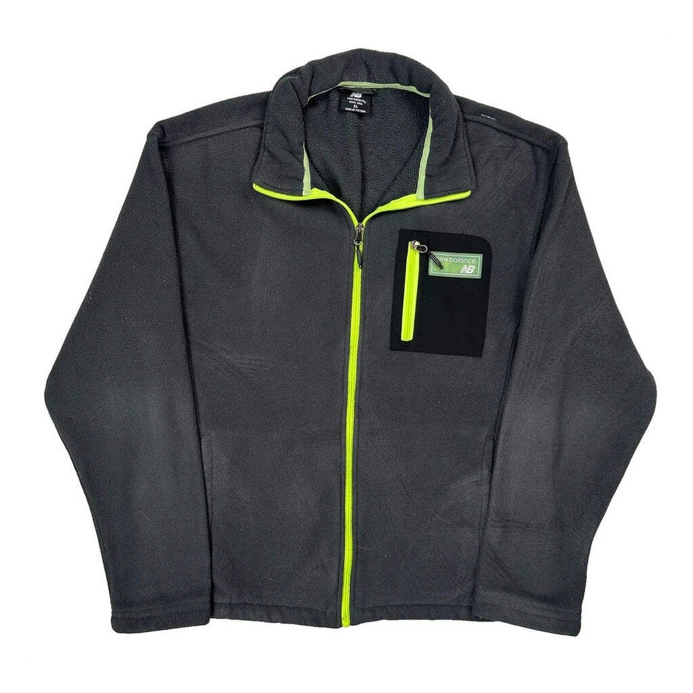 New Balance Fleece Jacket - XL Gray Polyester