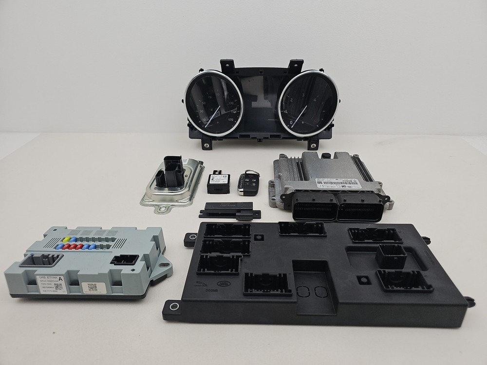 JAGUAR XE X760 2015-2019 Engine ECU Kit Automatic GX73-12C520-FAF Key Included