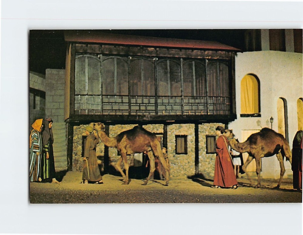 Postcard Scene from The Great Passion Play Eureka Springs Arkansas USA