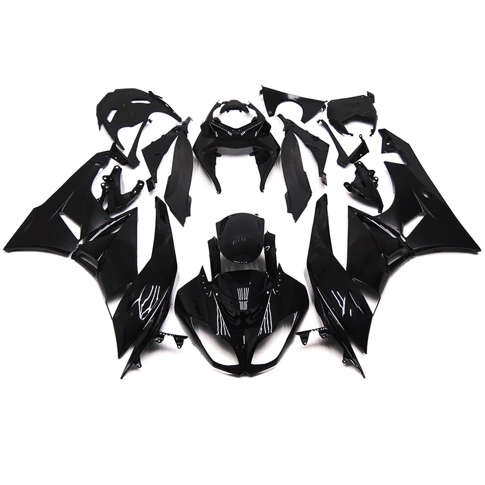 Bodywork For Kawasaki Ninja ZX6R 09 10 11 12 ABS Plastic Fairings Black Body Kit