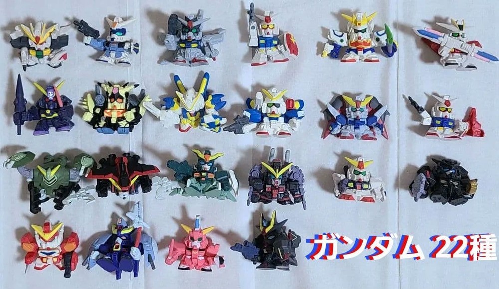 Gundam 22 piece set full color stage #a8e2d1