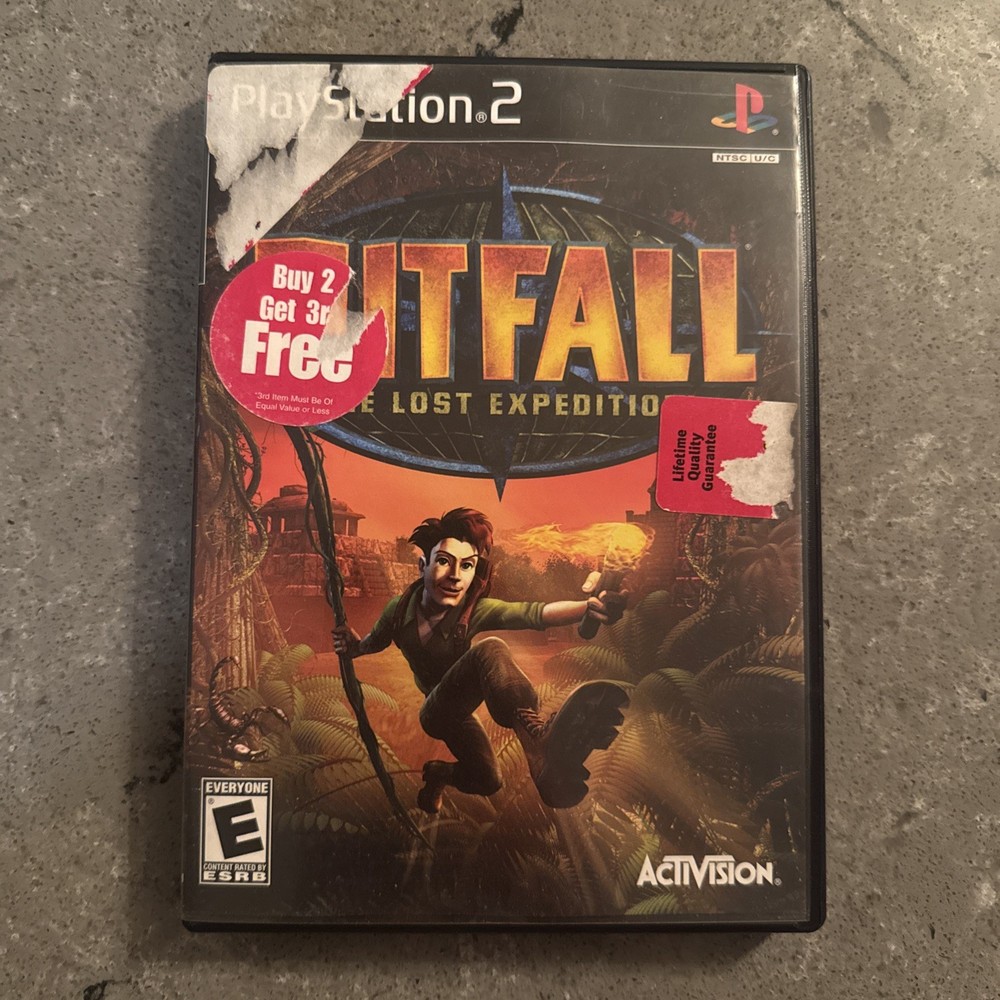 Pitfall Lost Expedition PlayStation 2 2004 Game Complete Tested PS2 CIB