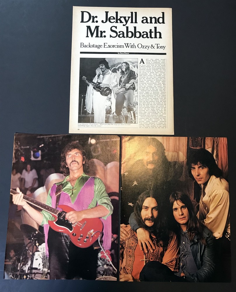 Black Sabbath Technical Ecstasy Era 1976 Multi-Page Article (Ozzy Osbourne)