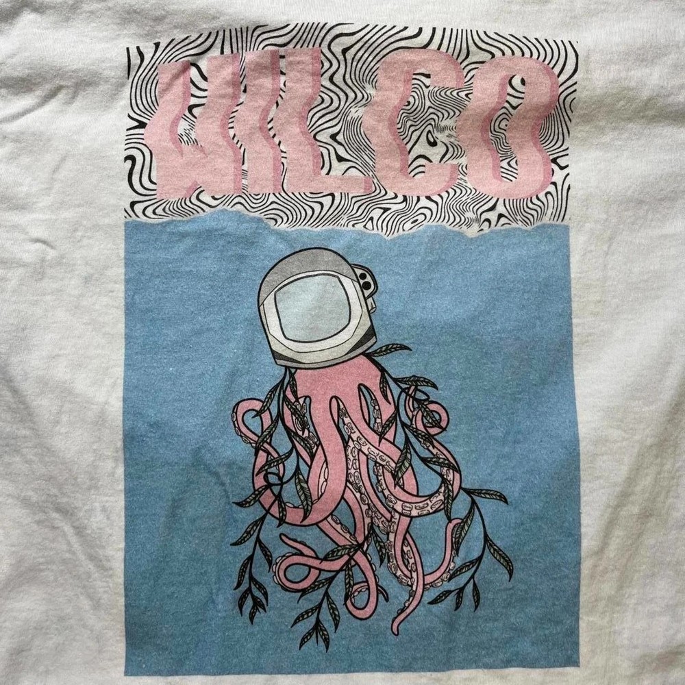 Vintage Wilco Band Cotton White Shirt Unisex Concert S to 5XL DO0139