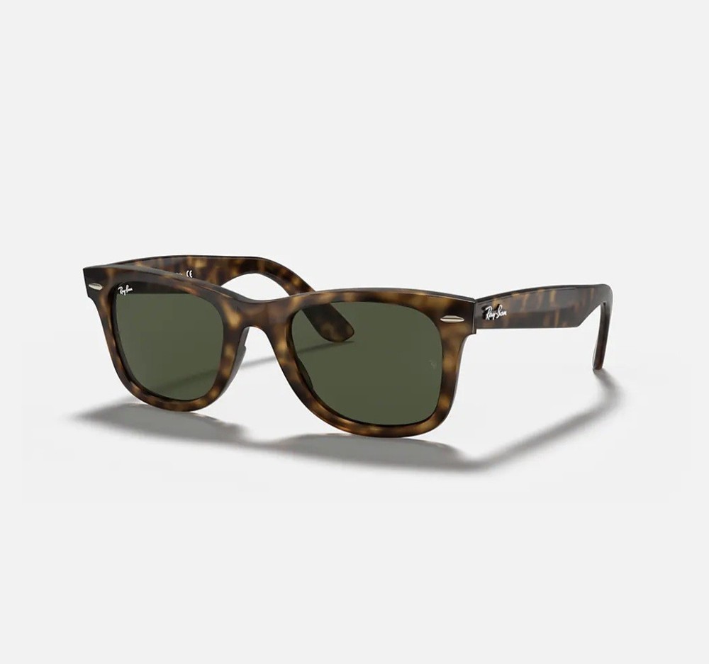 Ray-Ban Wayfarer Sunglasses RB 4340 710 50-22 Tortoise Shell Brown w Case Extras
