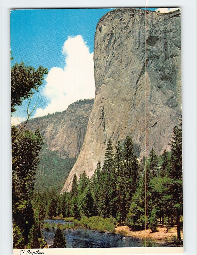 Postcard El Capitan Yosemite National Park California USA