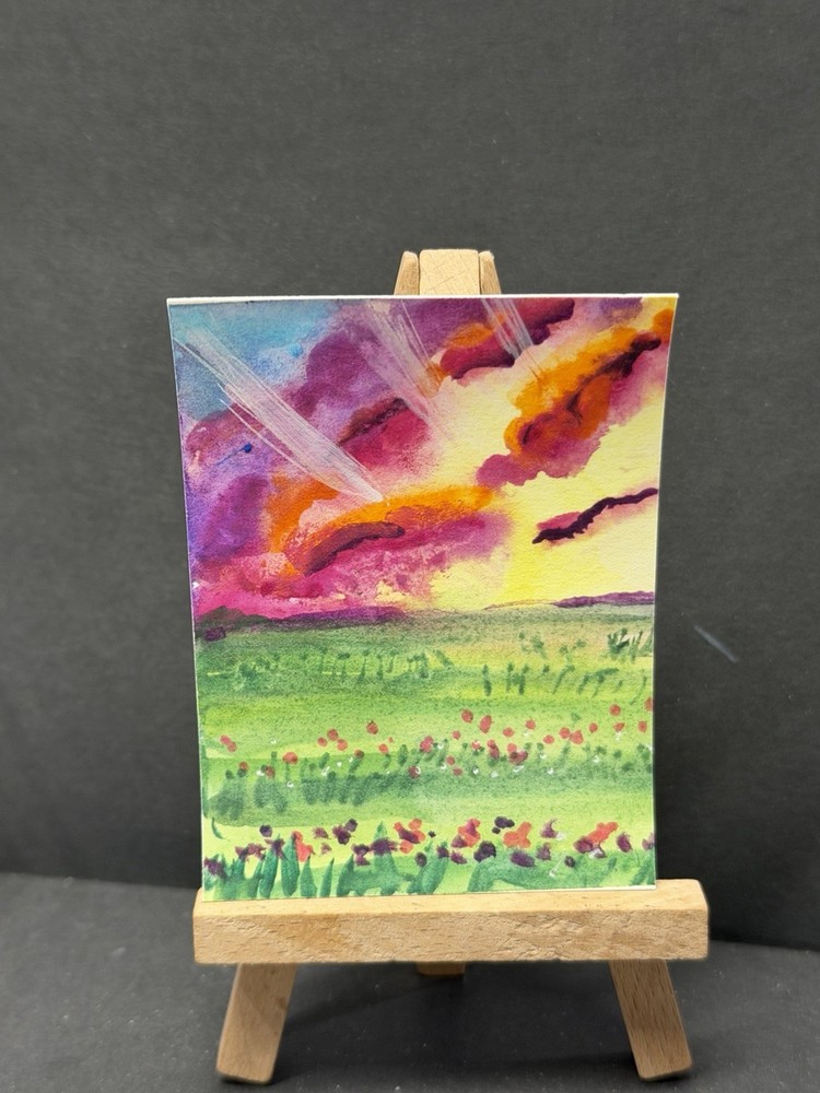ACEO Original Watercolor 2.5
