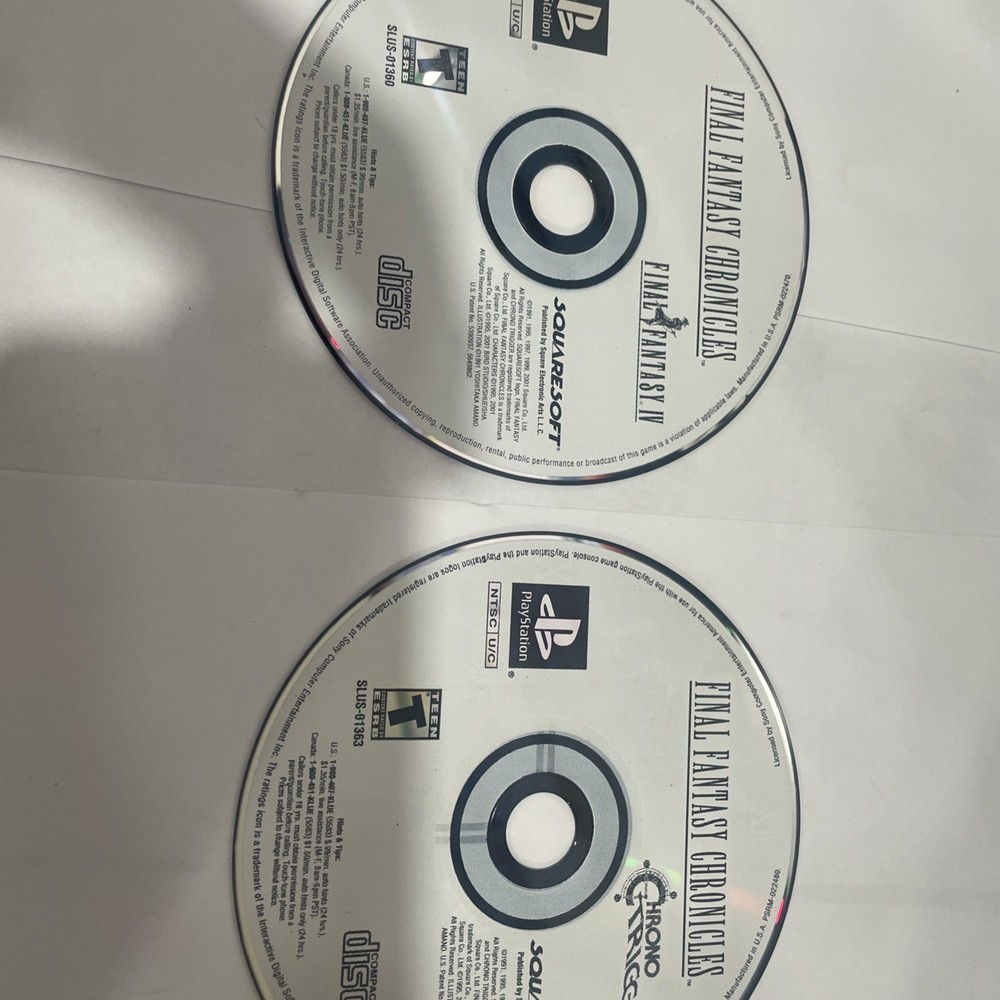 Final Fantasy IV Chronicles - Sony PlayStation 1