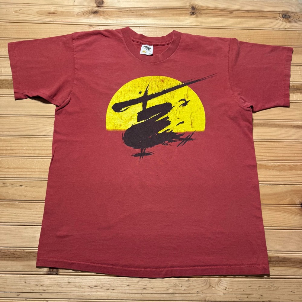 Vintage 90s Miss Saigon Broadway Musical Graphic Single Stitch T-Shirt XL
