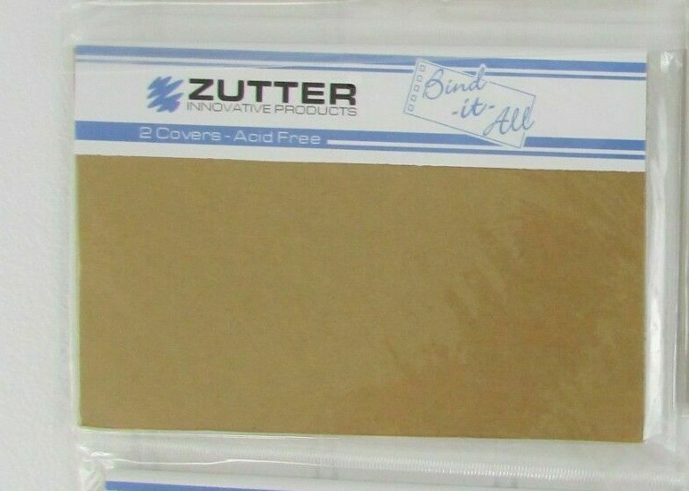 (11) Ct Zutter Brown Covers Pack of 1 Pair Acid Free 4.1