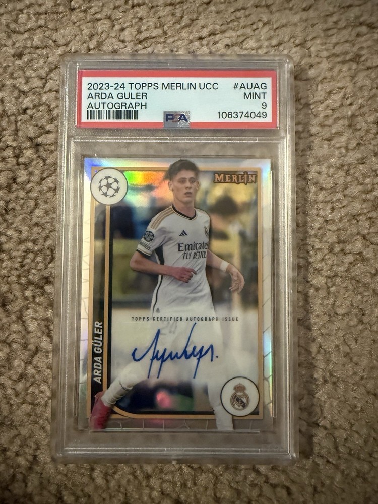 2023/24 Topps Merlin UCC Arda Guler Auto