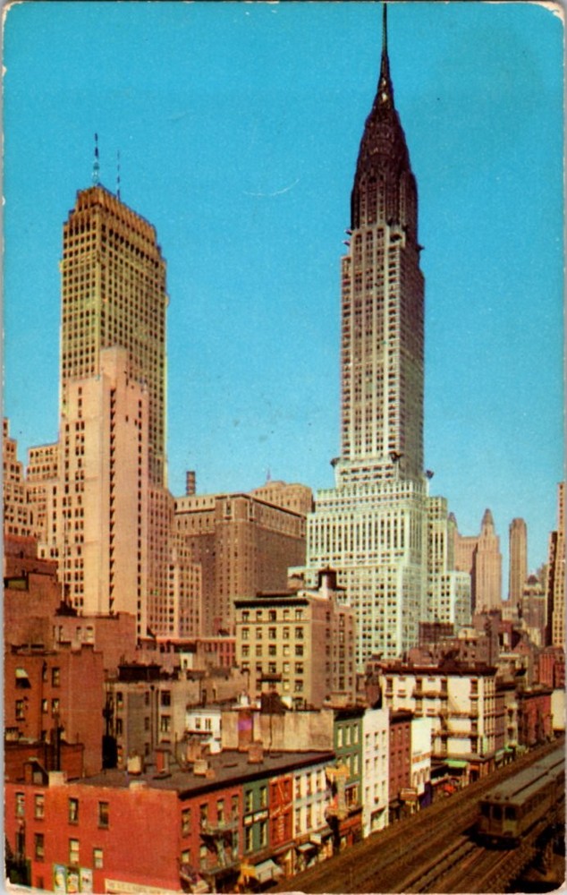 Pre-1980 SHOPS BY THE CHRYSLER BUILDING New York City NY m/14 BJ9975