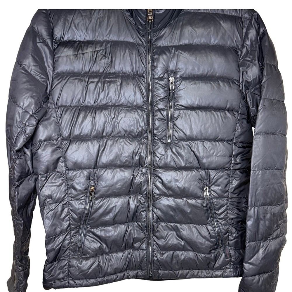 Calvin Klein Black Puffer Jacket - Full Zip, Size XL see pic women duck down