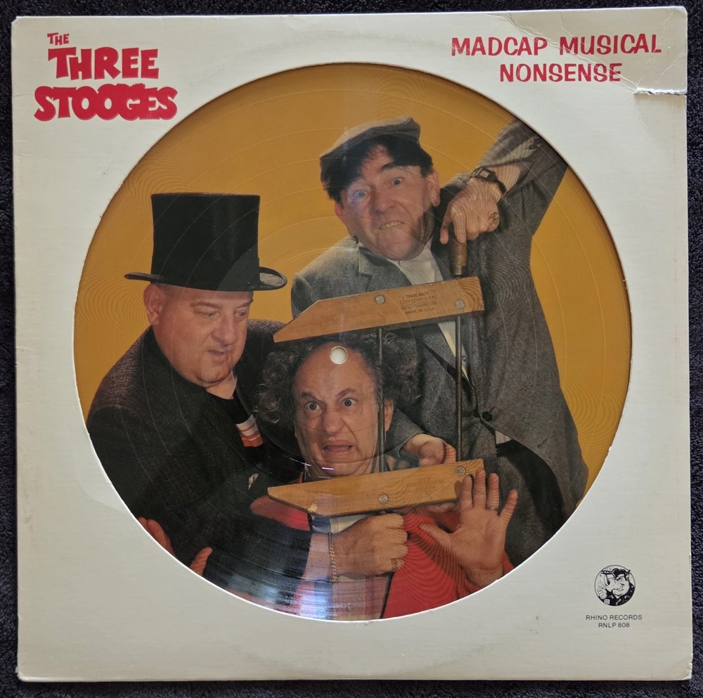 The Three Stooges - Madcap Musical Nonsense - 1983 - Viny - LP - Picture Disc