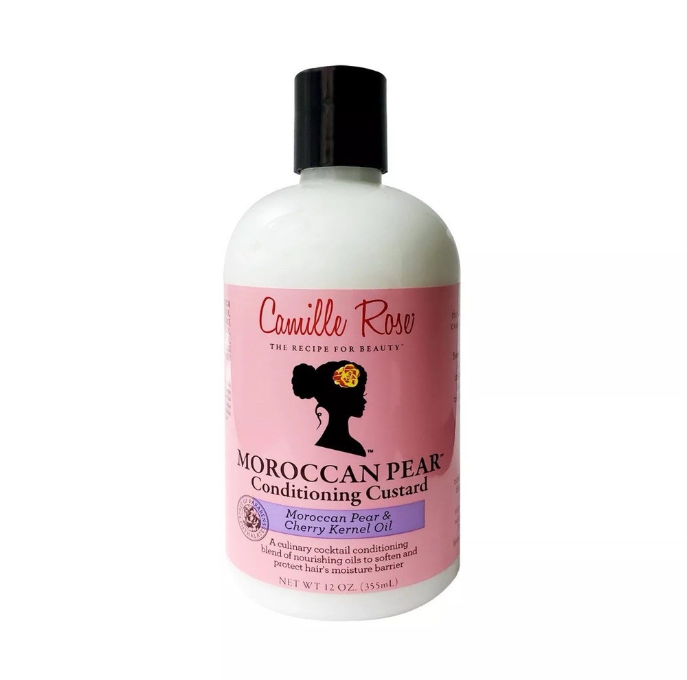 Camille Rose Moroccan Pear Conditioning Custard 12oz Deep Hydration for Natural Hair