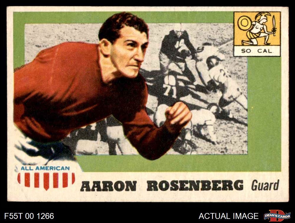 1955 Topps #13 Aaron Rosenberg Southern California 4 - VG/EX