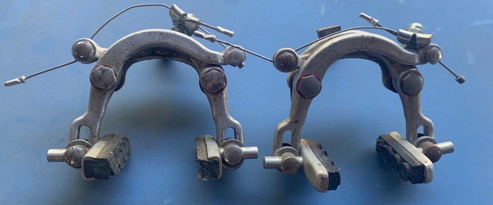 ビンテージ ロードバイク マファック ブレーキキャリパー セット 壁画 鍛造