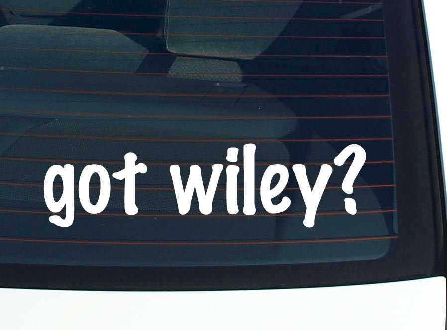 Got Wiley Funny Last Name Car Decal Vinyl Bumper Sticker Window Pride