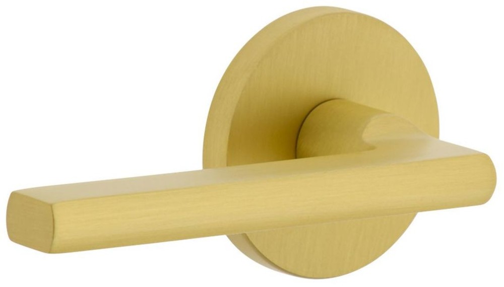 Viaggio CLOMIL_PRV_234_LH Left Handed Solid Brass Privacy Lever in Brass Finish