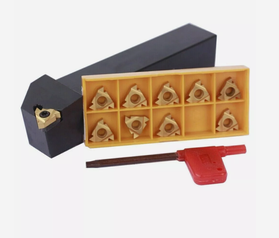 25mm SER2525M16 Indexable Threading Insert 10pc 16ER AG60 Turning Tool Cutting Inserts